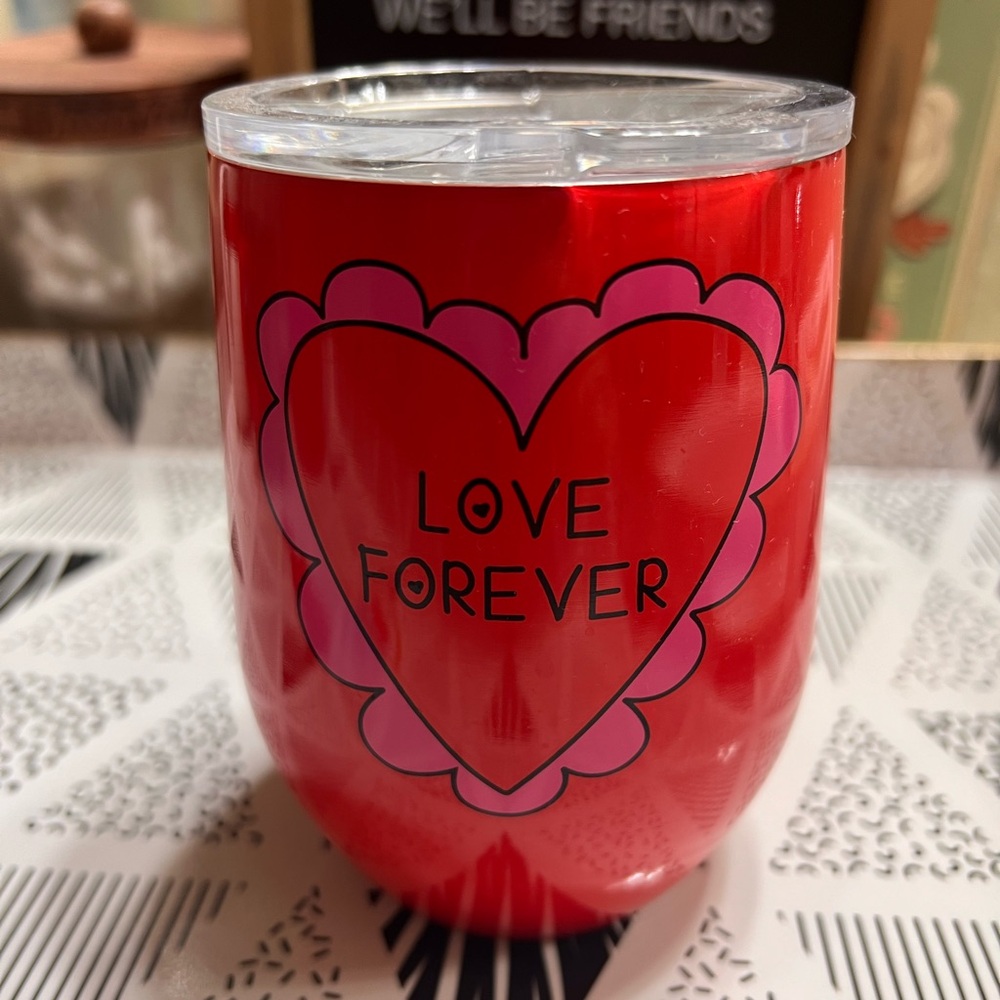 Wine Tumbler Love Forever